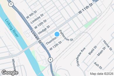 Map image of the property - 422 Thornton St