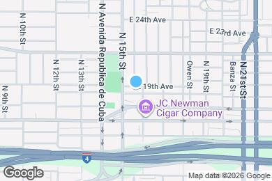 Map image of the property - 1512 E 18th Ave