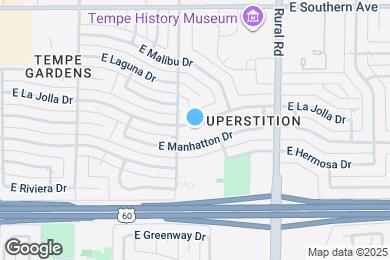 Map image of the property - 617 E La Jolla Dr