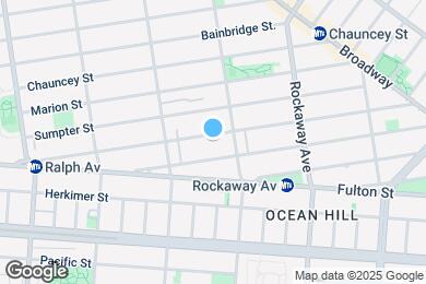 Map image of the property - Brand New Upper Duplex in Bed Stuy Townhouse!