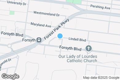 Map image of the property - 7304 Lindell Blvd