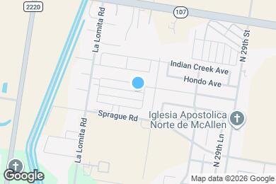 Map image of the property - 3601 Fuerte Ave