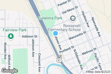 Map image of the property - 1826 Fremont St