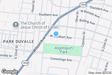 Map image of the property - 1620 Catalpa St