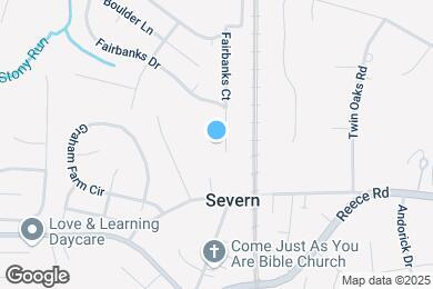 Map image of the property - 7610 Fairbanks Ct