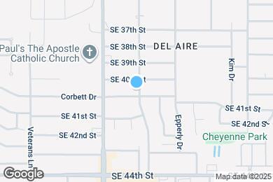Map image of the property - 4333 SE 41st St