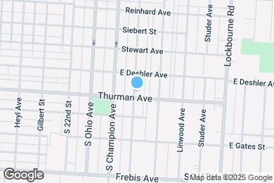 Map image of the property - 1288 Oakwood Ave