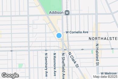 Map image of the property - 3448 N Clark St