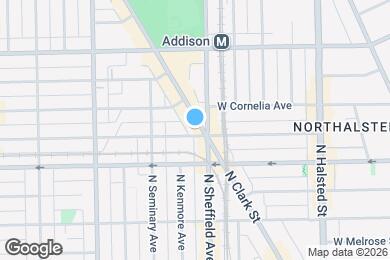 Map image of the property - 3452 N Clark St