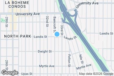 Map image of the property - 3255 Landis St