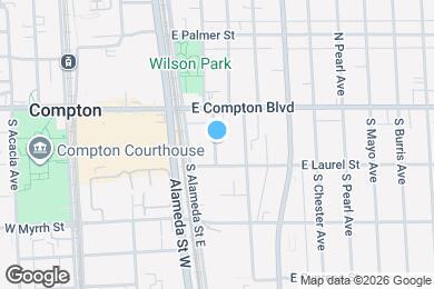 Map image of the property - 204 S Rose Ave