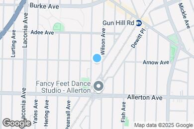Map image of the property - 1284 Arnow Ave