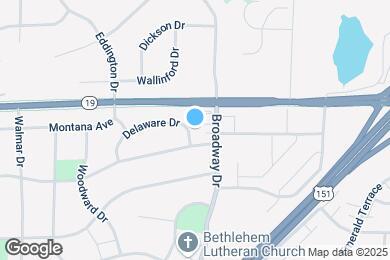 Map image of the property - 1710 Delaware Dr