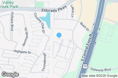 Map image of the property - 3201 El Lago Dr