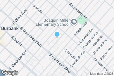 Map image of the property - 519 E Providencia Ave