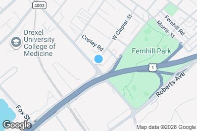 Map image of the property - 4927 Wissahickon Ave