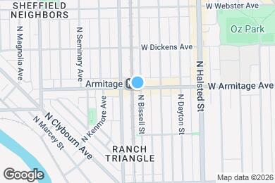 Map image of the property - 935-937 W Armitage Ave