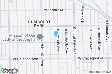 Map image of the property - 918 N Lawndale Ave