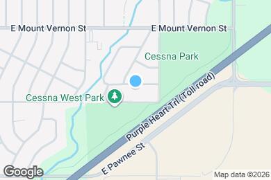 Map image of the property - 5913 E Bellaire Ave