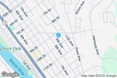Map image of the property - 917 9th Ave