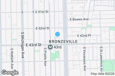 Map image of the property - 4237 S Calumet Ave