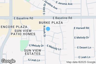 Map image of the property - 413 E Harwell Rd