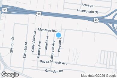 Map image of the property - 2427 Wescott Ave