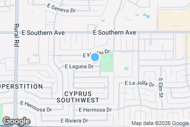 Map image of the property - 1246 E Laguna Dr