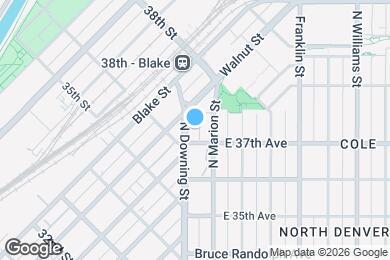 Map image of the property - 3720 N Downing St