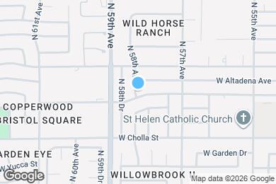 Map image of the property - 11605 N 58th Ave