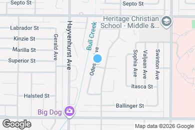 Map image of the property - 9700 Odessa Ave
