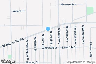 Map image of the property - 33 W Naperville Rd