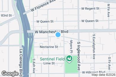 Map image of the property - 514 W Olive Inglewood