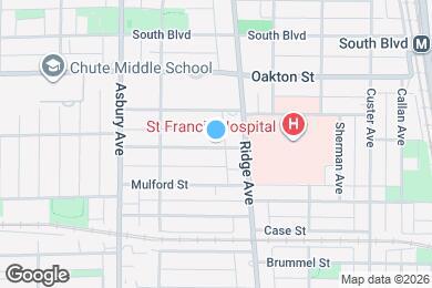 Map image of the property - 1029 Hull Terrace