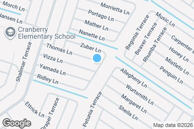 Map image of the property - 2607 Thomas Ln