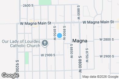 Map image of the property - 8927 W 2800 S