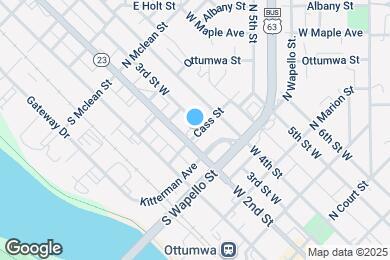 Map image of the property - 109 Cass St