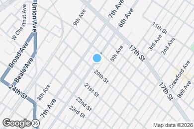 Map image of the property - 1919 6th Ave