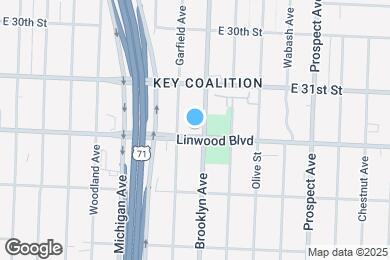 Map image of the property - 2120 Linwood Blvd