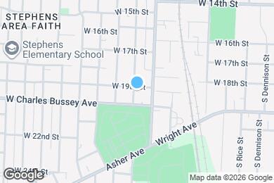 Map image of the property - 1903-1905 S Booker St