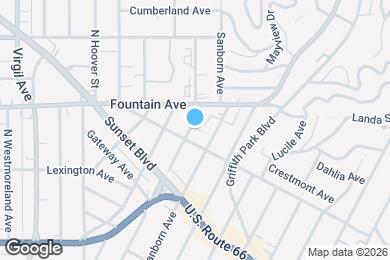 Map image of the property - 1210 Manzanita St