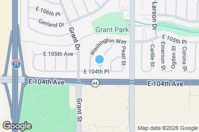 Map image of the property - 10421 Pennsylvania St