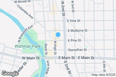 Map image of the property - 104 E Pine St