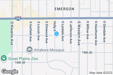 Map image of the property - 502 S Holly Ave