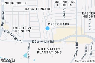 Map image of the property - 1626 Rancho Dr