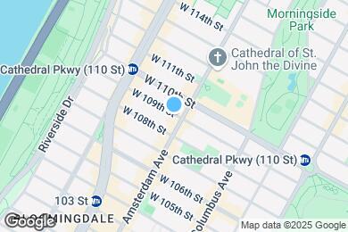Map image of the property - 200 W 109th St