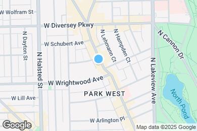 Map image of the property - 2626 N Clark St