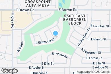 Map image of the property - 1003 N Alvaro