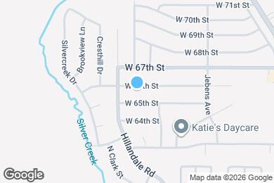 Map image of the property - 3125 W 66th St