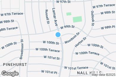 Map image of the property - 9924 Lamar Ave